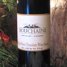 Bouchaine Pinot Noir Chocolate Sauce